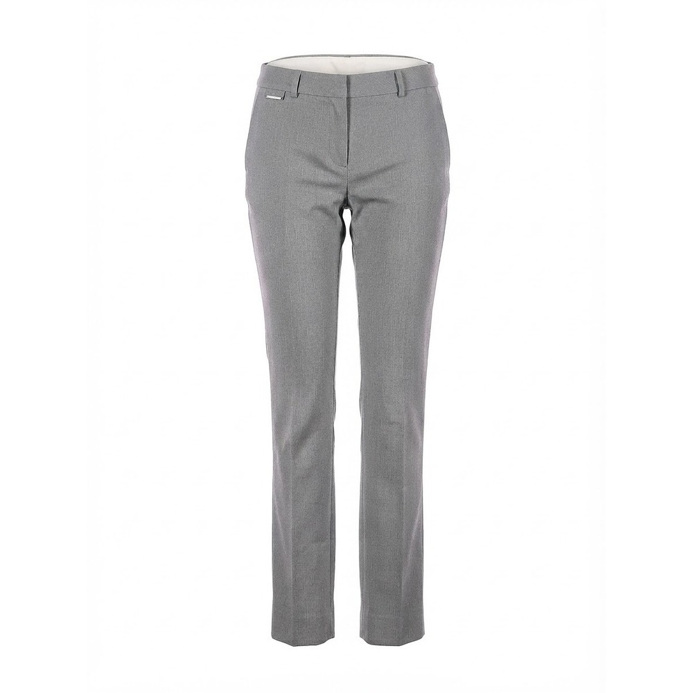 Banana Republic Sloan Pants Womens 8 Grey Slim Fit Professional Trousers Good